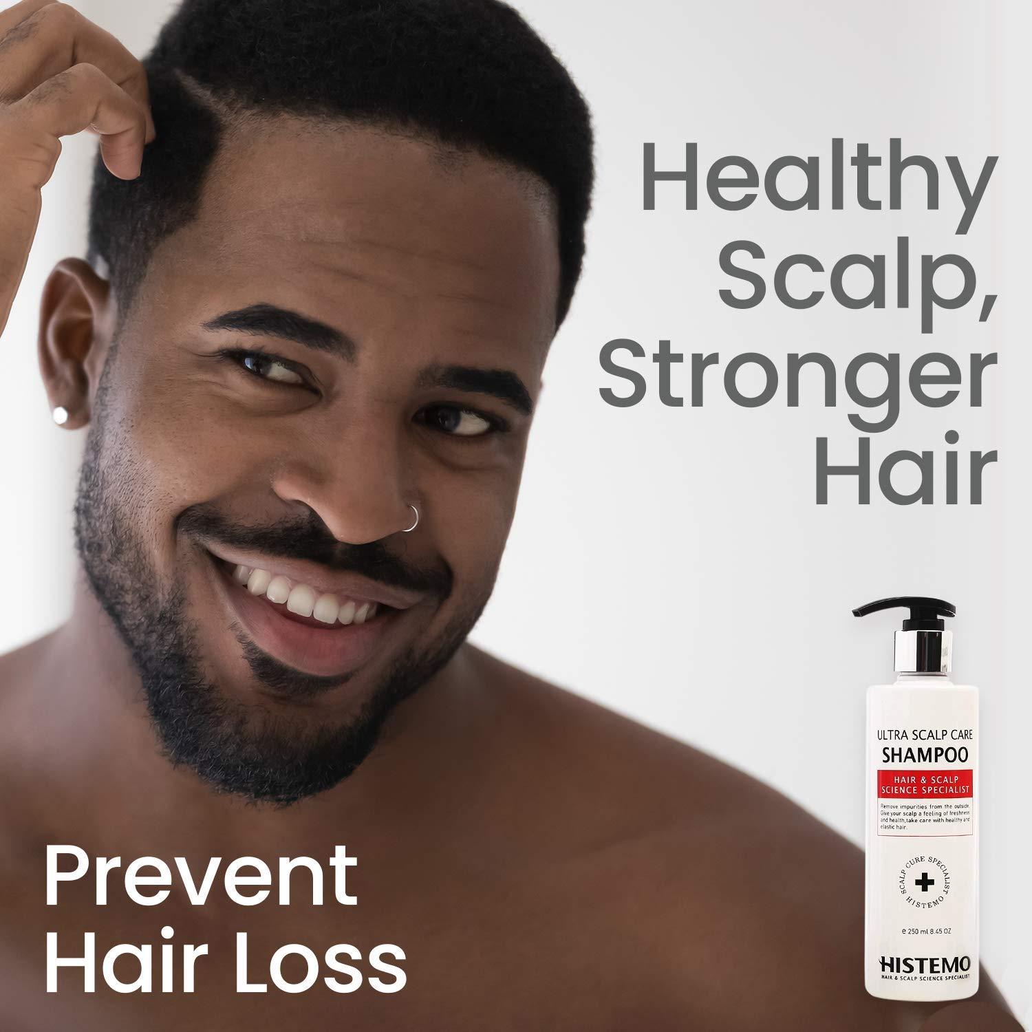 Histemo Anti-Dandruff & Oily Hair Kit, Scalp Cleanser, Shampoo, Conditioner & Hair Tonic, DHT Blocking Hair Restoration Treatment