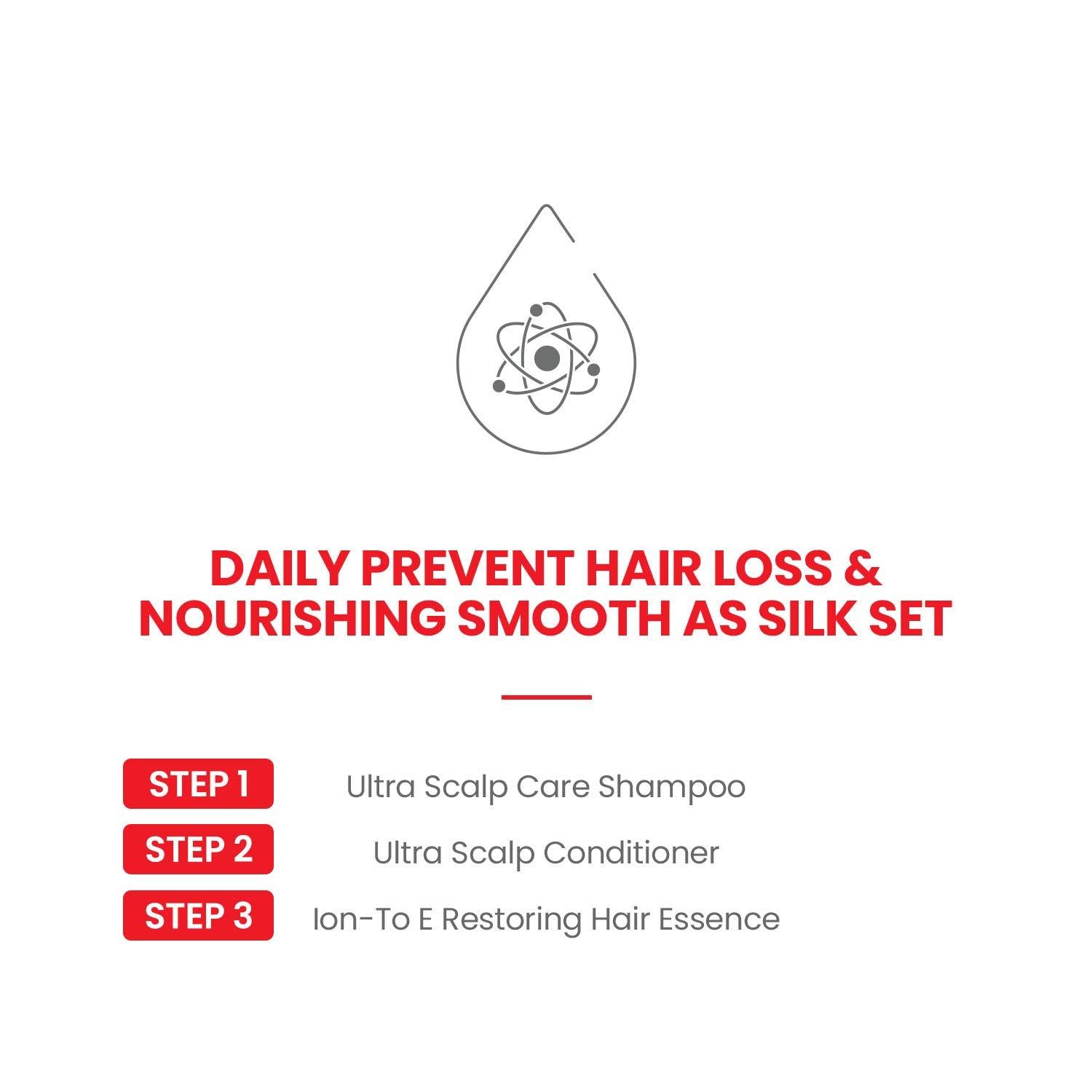 Daily Prevent Hair Loss and Nourishing Smooth as Silk Set